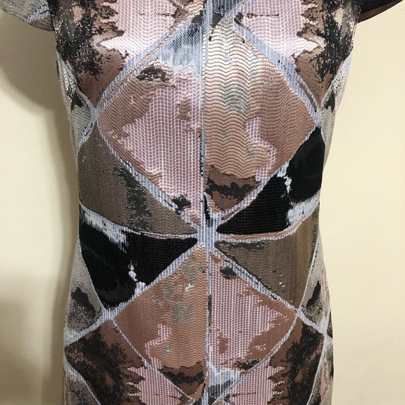 EUC! Vince Camuto Multi-Color Dress Size 8 - Picture 11 of 11